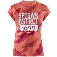 Фото Женская футболка Craft District Clean оранжевая 1907202-144734